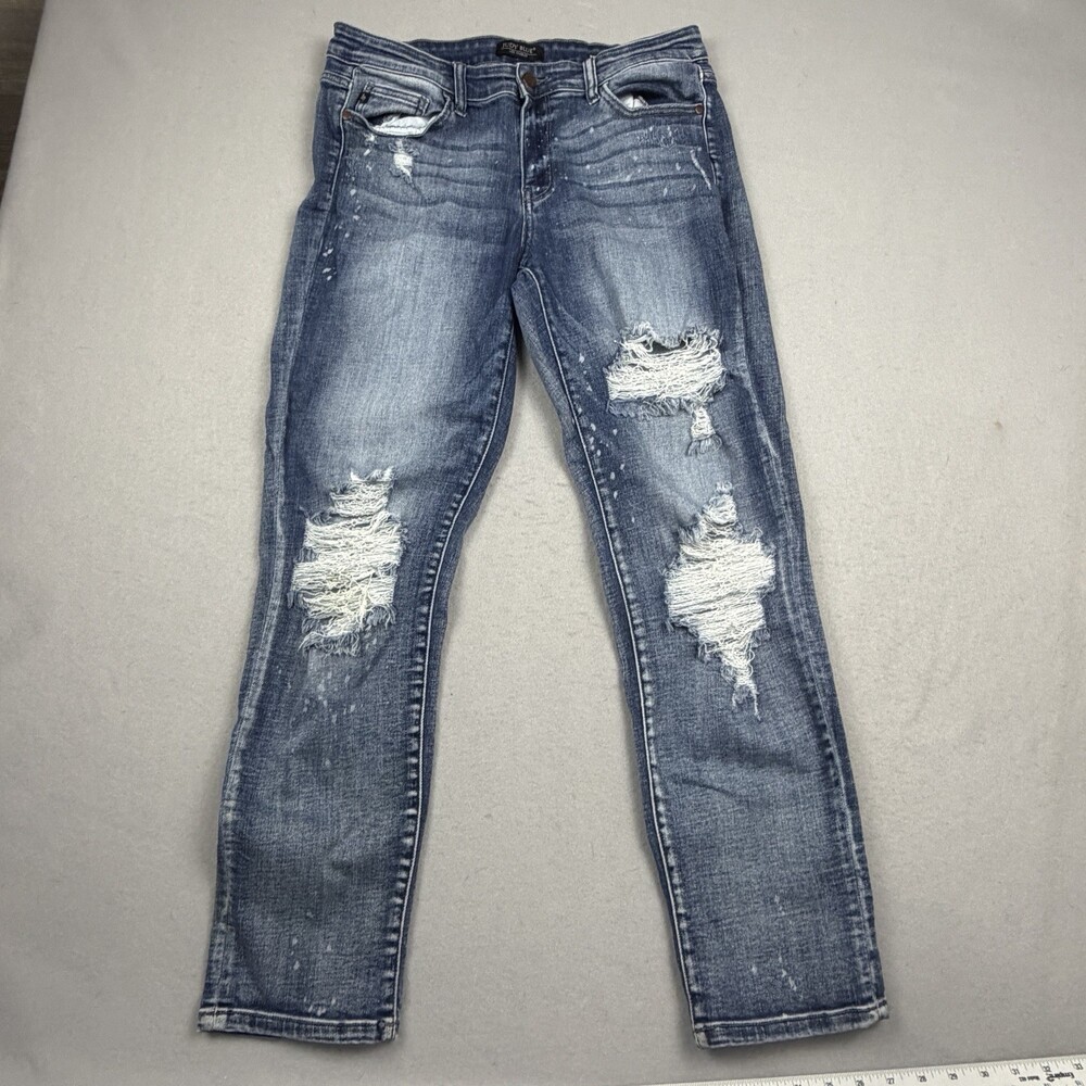 Judy Blue Women's Skinny Distressed Blue Jeans